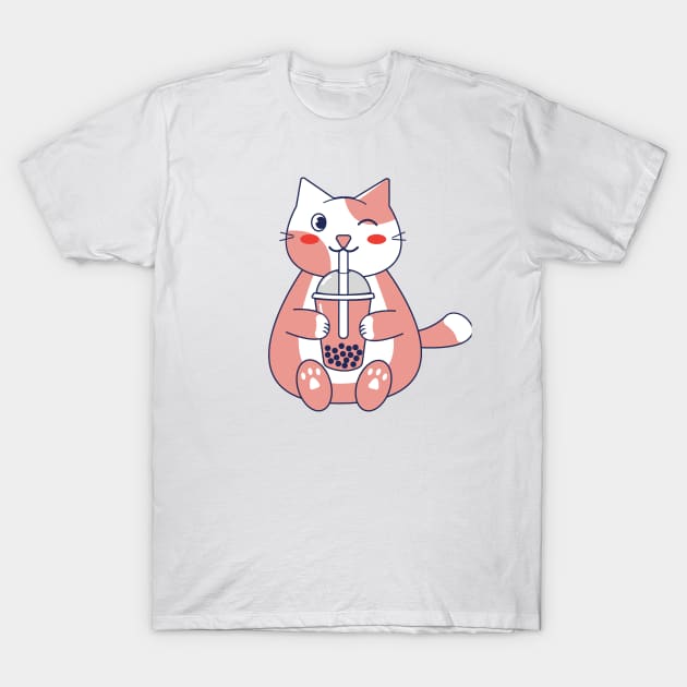 pink cat T-Shirt by Itsme Dyna